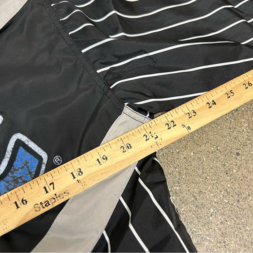 Vintage Orlando Magic Jacket Mens‎ Small Black Blue Bomber Champion 90s Warm Up - Picture 7 of 10